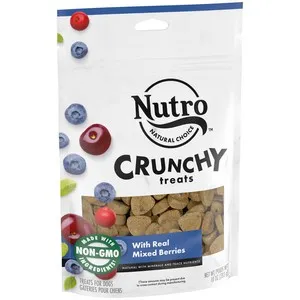6/10 oz. Nutro Crunchy Treats Mixed Berry - Treat